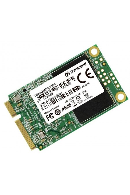 Внутренний SSD Transcend MSA230S 64 ГБ (TS64GMSA230S) 1
