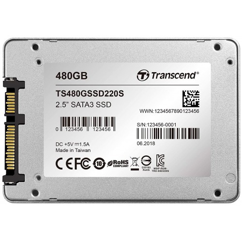 Внутренний SSD Transcend SSD220S 480 ГБ SATA (TS480GSSD220S) 2