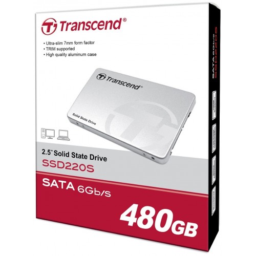 Внутренний SSD Transcend SSD220S 480 ГБ SATA (TS480GSSD220S) 3
