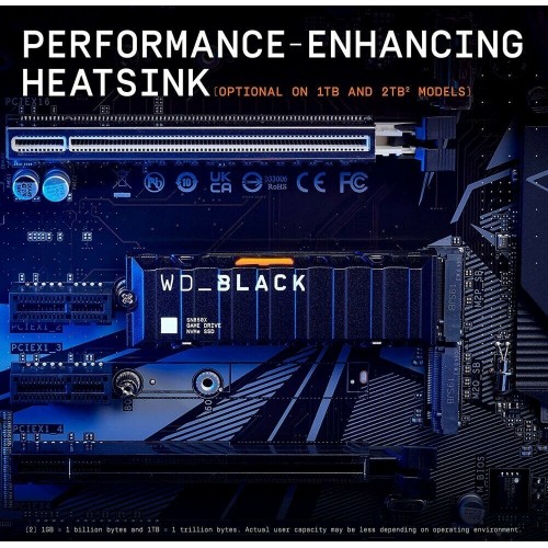 Внутренний SSD Western Digital 2 ТБ M.2 (WDS200T2XHE) 7