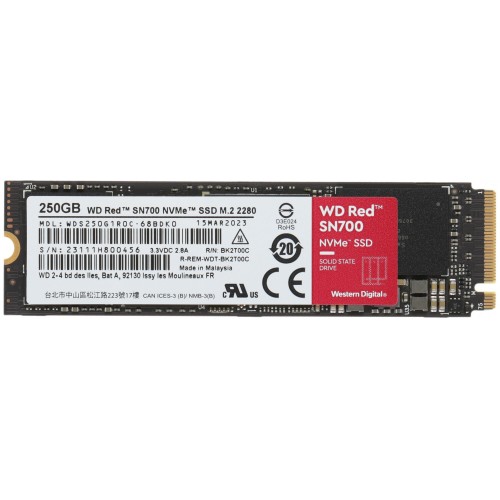 Внутренний SSD Western Digital 250 ГБ M.2 (WDS250G1R0C) 7