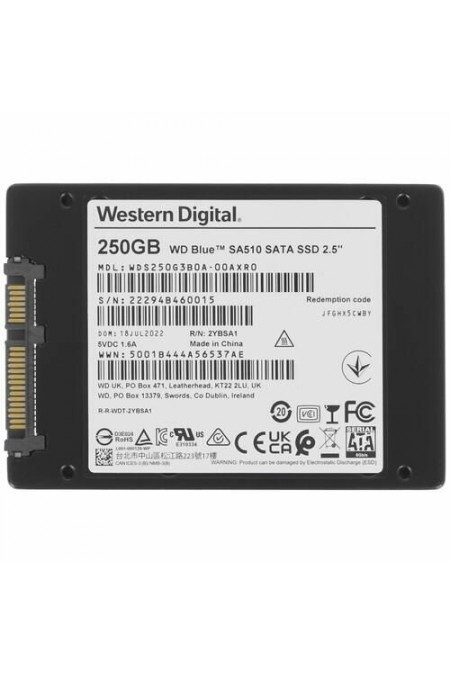Внутренний SSD Western Digital 250 ГБ (WDS250G3B0A) 2