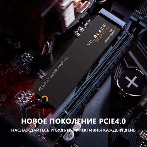 Внутренний SSD Western Digital Black SN7100 M.2 2280 1 ТБ (WDS100T4X0E) 2