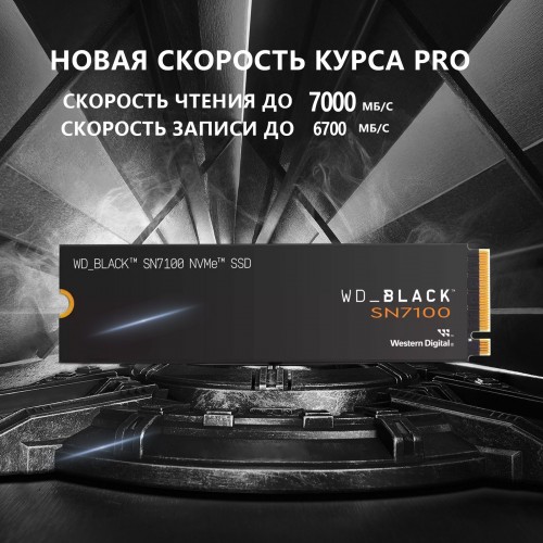 Внутренний SSD Western Digital Black SN7100 M.2 2280 1 ТБ (WDS100T4X0E) 4