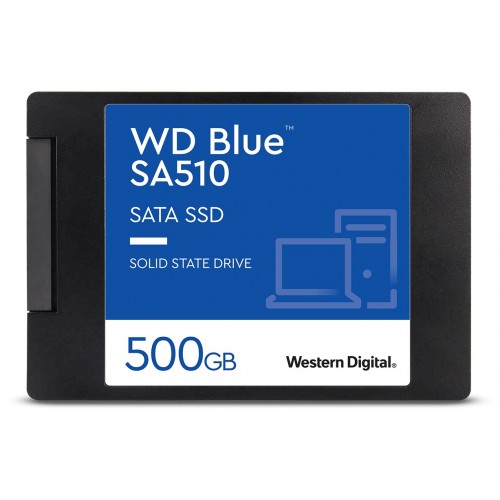 Внутренний SSD Western Digital Blue SA510 SATA 500 ГБ (WDS500G3B0A) 