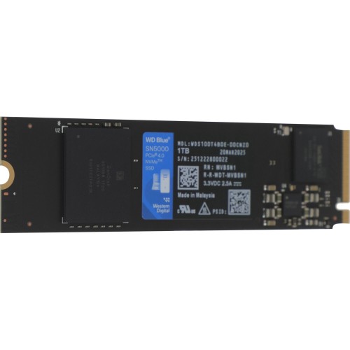 Внутренний SSD Western Digital Blue SN5000 1 ТБ M.2 2280 (WDS100T4B0E) 8