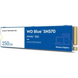 Внутренний SSD Western Digital Blue SN570 NVMe 250 ГБ M.2 (WDS250G3B0C)