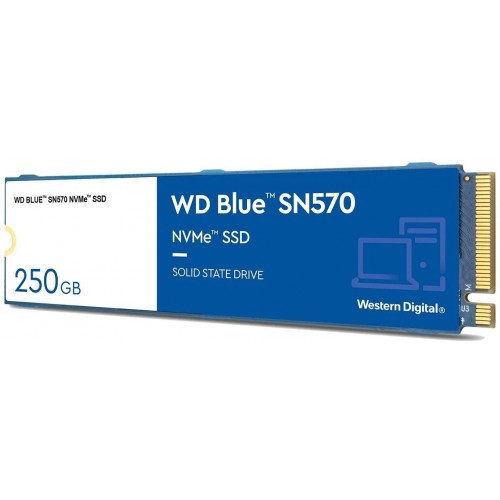 Внутренний SSD Western Digital Blue SN570 NVMe 250 ГБ M.2 (WDS250G3B0C) 2