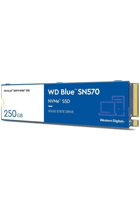 Внутренний SSD Western Digital Blue SN570 NVMe 250 ГБ M.2 (WDS250G3B0C) 1