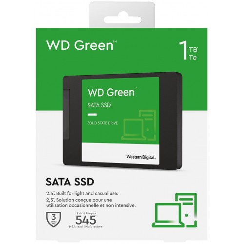 Внутренний SSD Western Digital Green SATA 1 ТБ SATA (WDS100T3G0A) 1