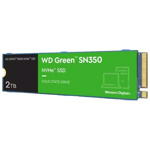 Внутренний SSD Western Digital Green SN350 NVMe 2 ТБ M.2 (WDS200T3G0C) 