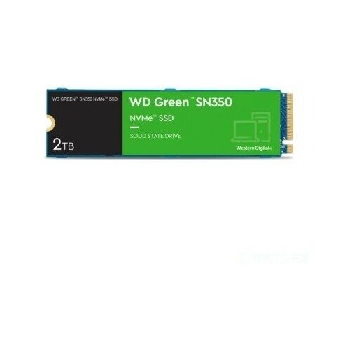 Внутренний SSD Western Digital Green SN350 NVMe 2 ТБ M.2 (WDS200T3G0C) 5