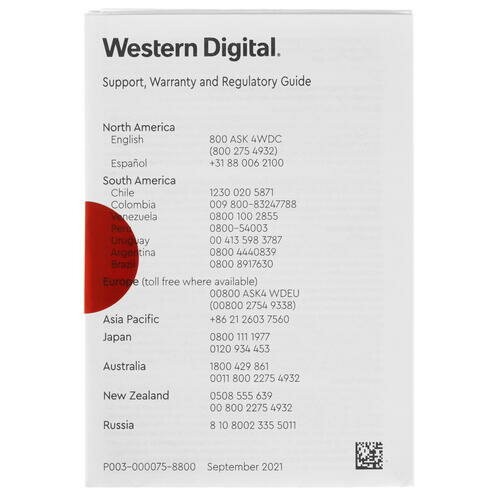 Внутренний SSD Western Digital Red 1 ТБ SATA (WDS100T1R0A) 8