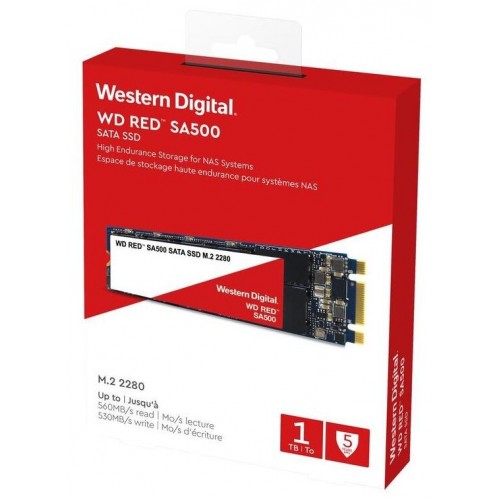 Внутренний SSD Western Digital Red 1 ТБ (WDS100T1R0B) 1
