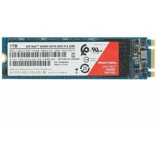 Внутренний SSD Western Digital Red 1 ТБ (WDS100T1R0B) 6