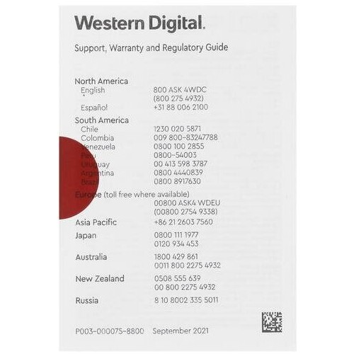 Внутренний SSD Western Digital Red 1 ТБ (WDS100T1R0B) 9
