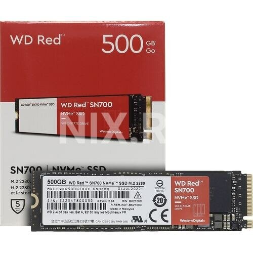 Внутренний SSD Western Digital Red 500 ГБ M.2 (WDS500G1R0C) 4