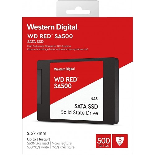 Внутренний SSD Western Digital Red 500 ГБ SATA (WDS500G1R0A) 2
