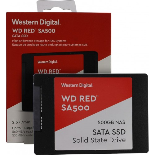 Внутренний SSD Western Digital Red 500 ГБ SATA (WDS500G1R0A) 6