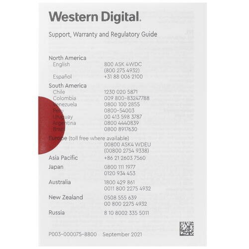 Внутренний SSD Western Digital Red 500 ГБ SATA (WDS500G1R0A) 9