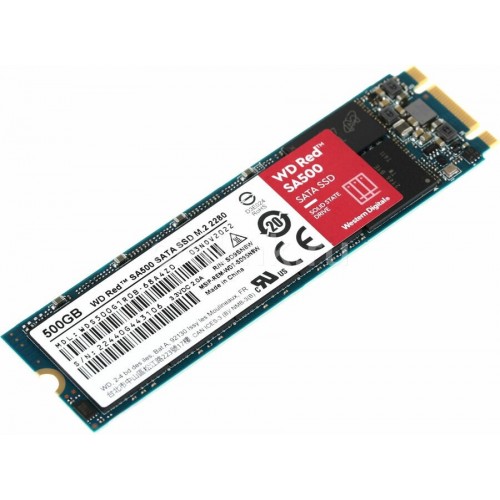 Внутренний SSD Western Digital Red SA500 500 ГБ M.2 2280 (WDS500G1R0B) 5