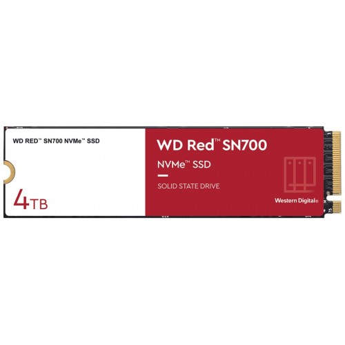Внутренний SSD Western Digital Red SN700 NVMe 4 ТБ M.2 (WDS400T1R0C) 