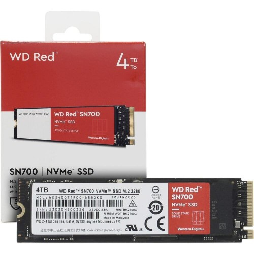 Внутренний SSD Western Digital Red SN700 NVMe 4 ТБ M.2 (WDS400T1R0C) 8