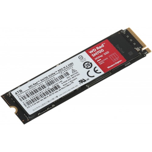 Внутренний SSD Western Digital Red SN700 NVMe 4 ТБ M.2 (WDS400T1R0C) 9