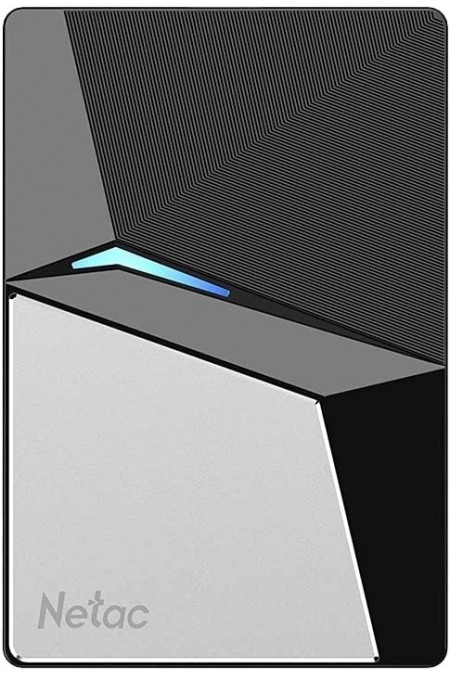Внешний SSD Netac Z7S 120ГБ (NT01Z7S-120G-32BK) (серебристый/черный) 