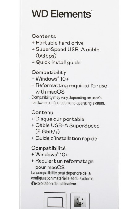 Внешний HDD Western Digital Elements Portable 5ТБ (WDBU6Y0050BBK-WESN) (черный) 3