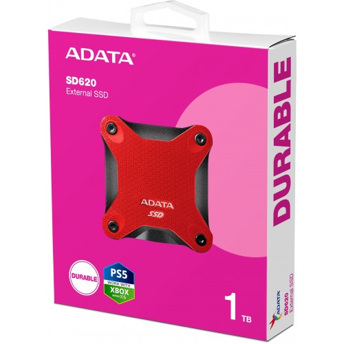 Внешний SSD ADATA SD620 1 ТБ (SD620-1TCRD) (красный) 6