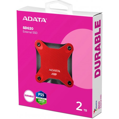 Внешний SSD ADATA SD620 2 ТБ (SD620-2TCRD) (красный) 5