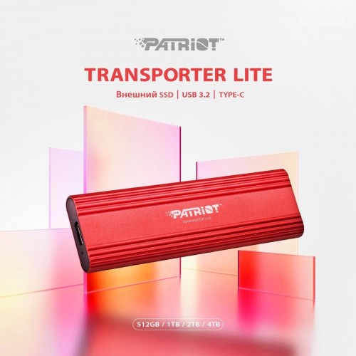 Внешний SSD Patriot Memory Transporter 4ТБ (PTPL4TBPEC) (черный) 6