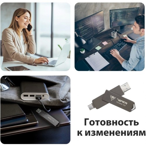 Внешний SSD Patriot Memory PVP30 Viper 2ТБ (PVP302TB28UDG) (черный) 10