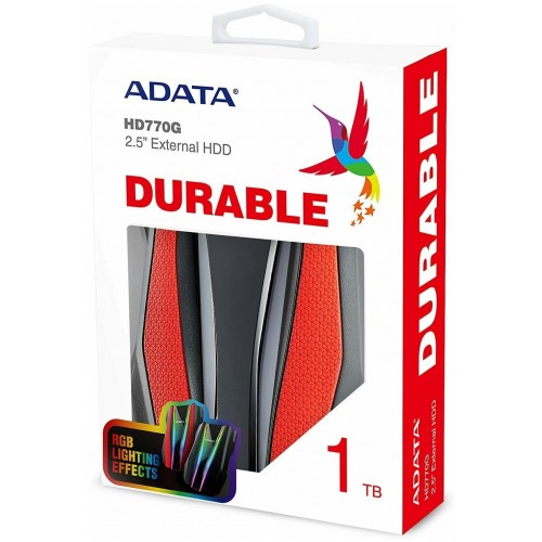 Внешний HDD ADATA HD770G 2ТБ (AHD770G-2TU32G1-CRD) (красный) 5