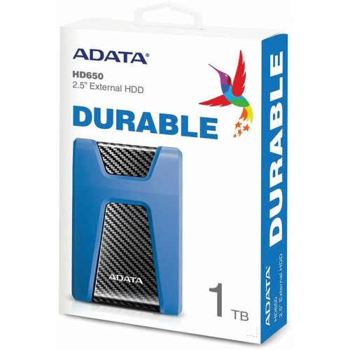 Внешний HDD ADATA HD650 1ТБ (AHD650-1TU31-CBL) (синий) 9