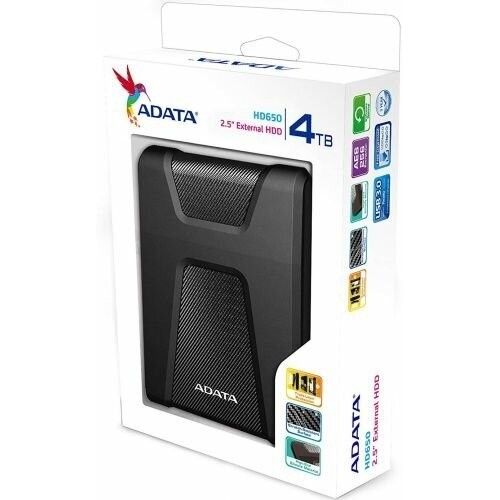 Внешний HDD ADATA HD650 4ТБ (AHD650-4TU31-CBK) (черный) 8