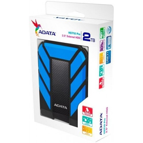 Внешний HDD ADATA HD710 Pro 2ТБ (AHD710P-2TU31-CBL) (синий) 9
