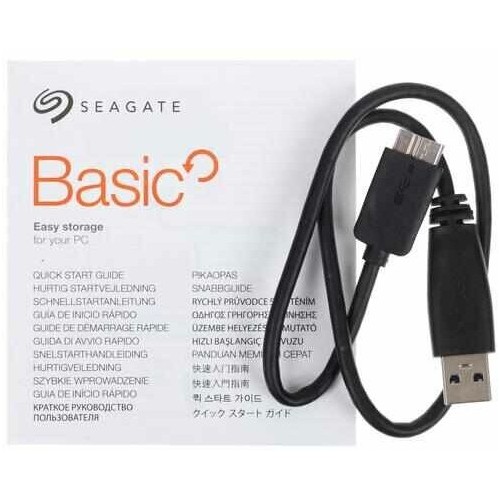 Внешний HDD Seagate Basic 1ТБ (STJL1000400) (черный) 9