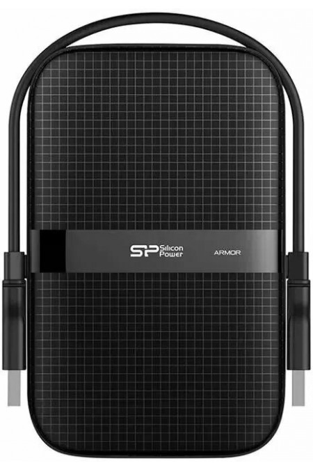 Внешний HDD Silicon Power Armor A60 4 ТБ (SP040TBPHDA60S3K) (черный/зеленый) 