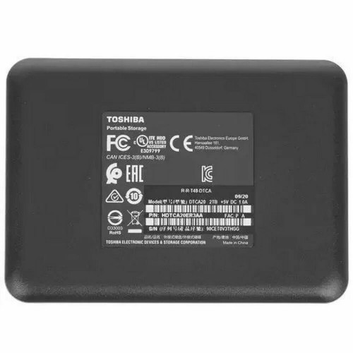 Внешний HDD Toshiba Canvio Advance 2ТБ (HDTCA20ER3AA) (красный) 6