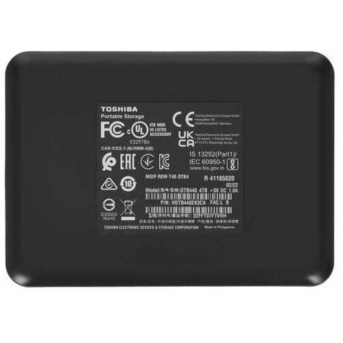 Внешний HDD Toshiba Canvio Basics 4ТБ (HDТБ440EK3CA) (черный) 4