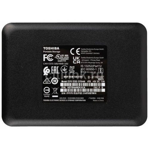Внешний HDD Toshiba Canvio Basics 4ТБ (HDТБ540EK3CA) (черный) 1