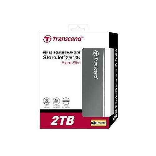 Внешний HDD Transcend StoreJet 25C3 2ТБ (TS2TSJ25C3N) (серый) 8