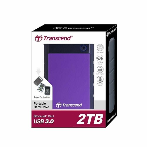 Внешний HDD Transcend StoreJet 25H3 2ТБ (TS2TSJ25H3P) (фиолетовый) 6