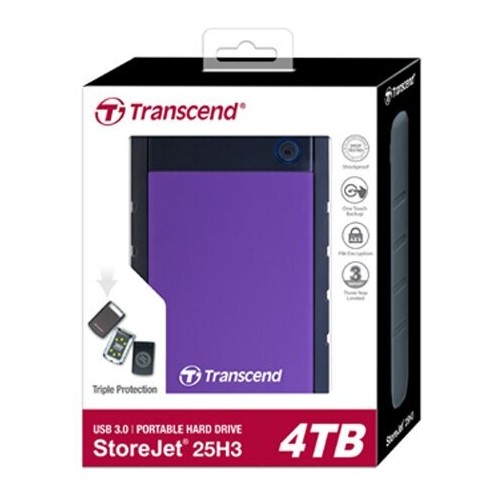 Внешний HDD Transcend StoreJet 25H3 4ТБ (TS4TSJ25H3P) (фиолетовый) 7
