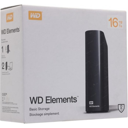 Внешний HDD Western Digital Elements Desktop 16ТБ (WDBWLG0160HBK-EESN) (черный) 8