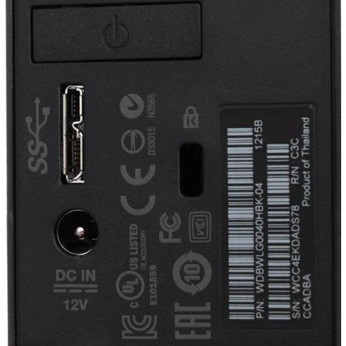 Внешний HDD Western Digital Elements Desktop 8ТБ (WDBWLG0080HBK-EESN) (черный) 4