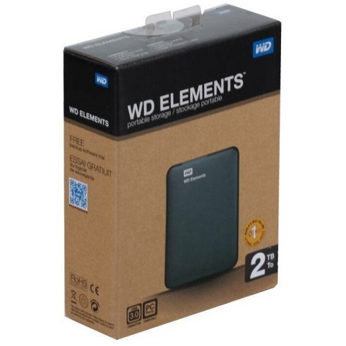 Внешний HDD Western Digital Elements Portable 2ТБ (WDBU6Y0020BBK-WESN) (черный) 5