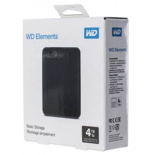 Внешний HDD Western Digital Elements Portable 4ТБ (WDBU6Y0040BBK-WESN) (черный) 3